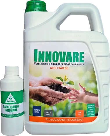 Innovare — verniz base d'água para alto tráfego