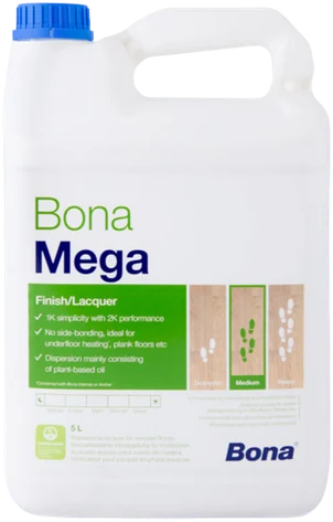 Bona Mega — verniz aquoso para tráfego moderado